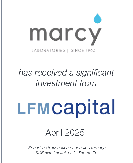 April 2025: Origin Merchant Partners Advises Marcy Laboratories on an Equity Investment by LFM Capital